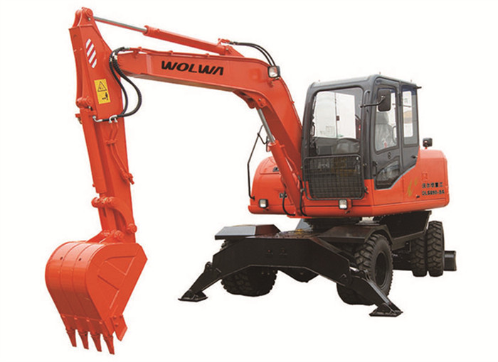 乐虎88国际集团DLS890-9A系列新型轮式挖掘机