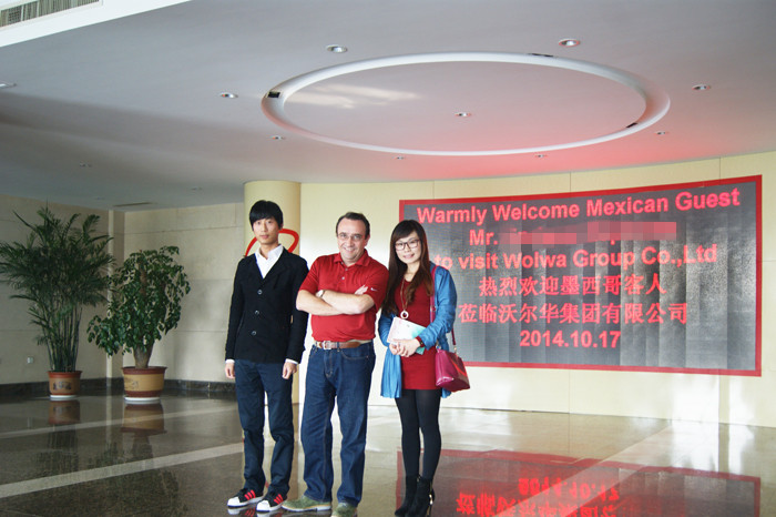 墨西哥客户访问乐虎88国际集团