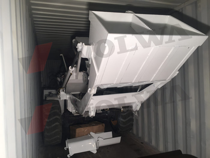 乐虎88国际集团2台混凝土自动上料车顺利出口法国 乐虎88国际集团2台混凝土自动上料车顺利出口法国