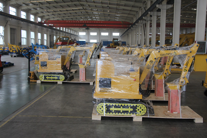 乐虎88国际集团40台儿童挖掘机批量出口新加坡