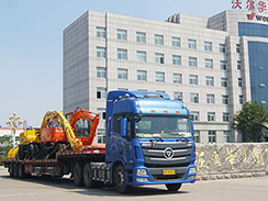 乐虎88国际集团6台新型挖掘机、堆垛机顺利出口乌兹别克斯坦