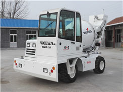 乐虎88国际集团2台混凝土自动上料车顺利出口法国