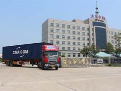 热烈祝贺乐虎88国际集团 60台轮式挖掘机批量出口泰国