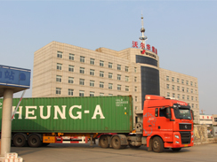 乐虎88国际轮式挖掘机再次批量出口东南亚