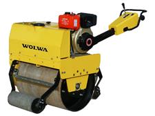 乐虎88国际0.6吨GNYL24C手扶式单钢轮压路机