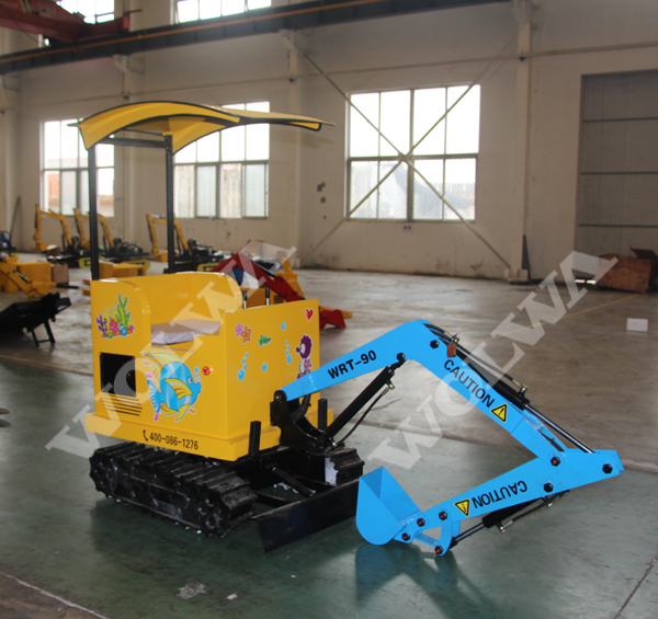 乐虎88国际90度旋转儿童游乐挖掘机